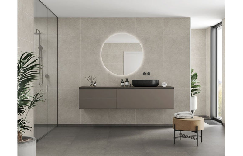 Fibo Scandinavian - Grey Sahara (Tile Effect) - Pk/2