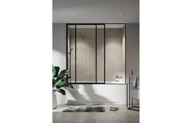 Fibo Scandinavian - Grey Sahara (Tile Effect) - Pk/2