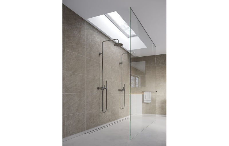 Fibo Scandinavian - Grey Sahara (Tile Effect) - Pk/2