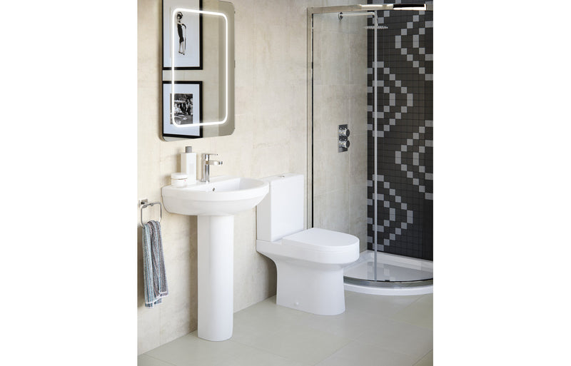 Nero Back To Wall Comfort Height WC and Soft Close Seat