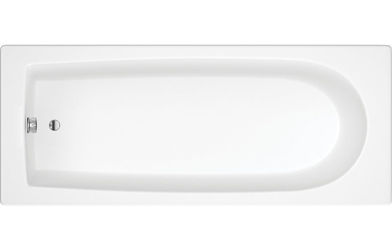 Arryn Round Single End Supercast 1700x750x550mm 0TH Bath with Legs