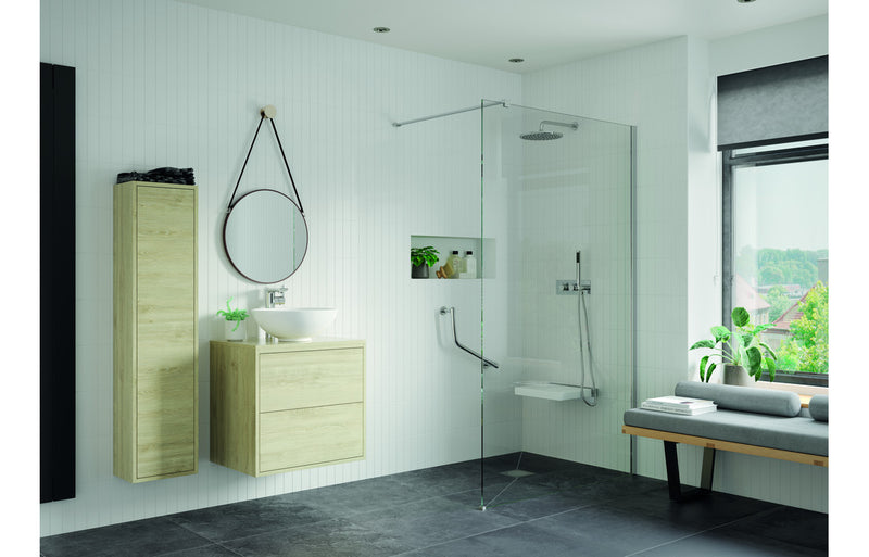 Clarence Grab Rail - Brushed Brass