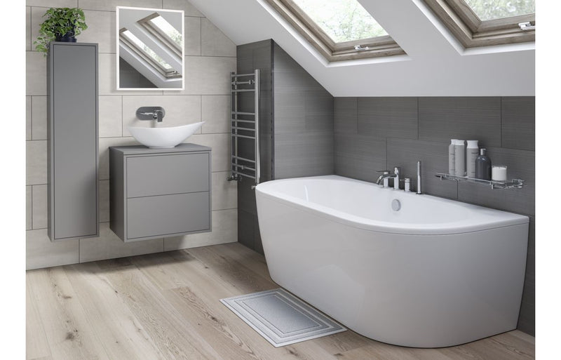 Vema Timea Wall Mounted Basin Mixer - Chrome