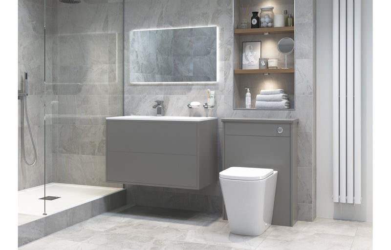 Cromwell Rimless Back To Wall Comfort Height WC and Soft Close Seat