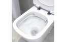 Cromwell Rimless Close Coupled Fully Shrouded Short Projection WC and Soft Close Seat