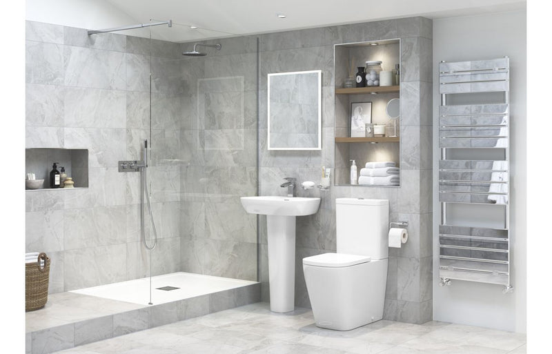 Cromwell Rimless Back To Wall Comfort Height WC and Soft Close Seat