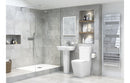 Cromwell Rimless Close Coupled Fully Shrouded Short Projection WC and Soft Close Seat