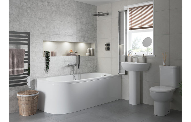 Galactic Close Coupled Open Back WC and Soft Close Seat