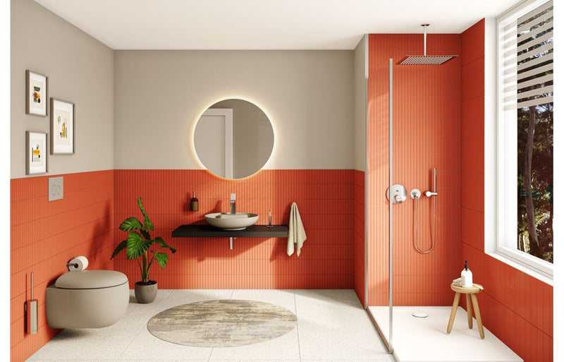 VitrA Origin Toilet Roll Holder - Brushed Nickel