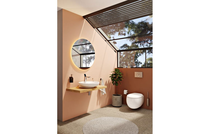 VitrA Origin Wall Mounted WC Brush Holder - Brushed Nickel