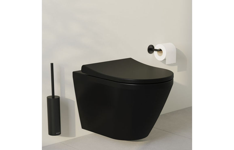 VitrA Origin Wall Mounted WC Brush Holder - Matt Black