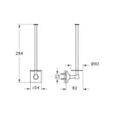 VitrA Root Spare Toilet Roll Holder - Chrome