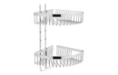 VitrA Root Double Sponge Basket - Chrome