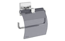 VitrA Root Toilet Roll Holder with Cover - Chrome
