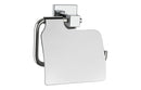 VitrA Q-Line Toilet Roll Holder with Cover - Chrome