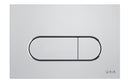 VitrA Loop Round Flush Plate - Chrome