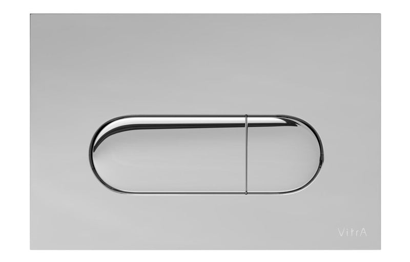VitrA Loop Round Flush Plate - Chrome