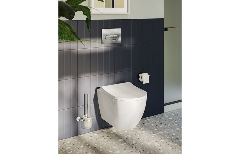 VitrA Loop Round Flush Plate - Chrome