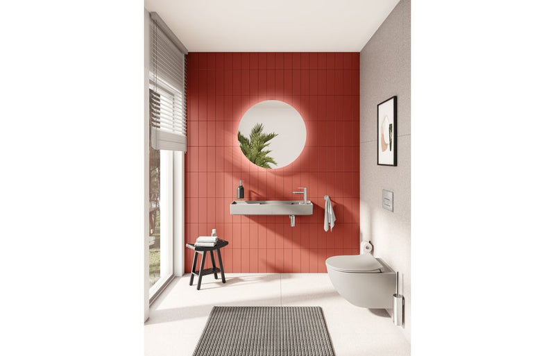 VitrA Loop Round Flush Plate - Chrome