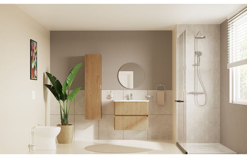 VitrA Loop Round Flush Plate - Chrome