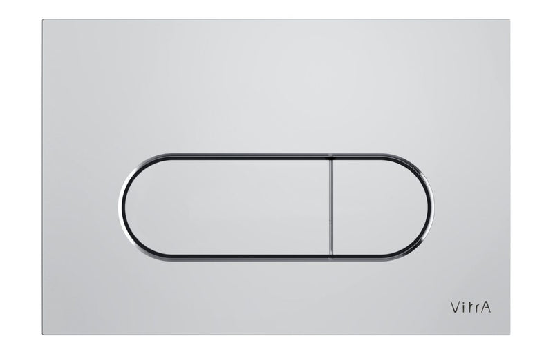 VitrA Loop Round Flush Plate - Chrome