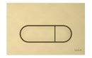 VitrA Loop Round Flush Plate - Brushed Gold