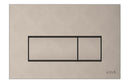VitrA Loop Square Flush Plate - Brushed Nickel