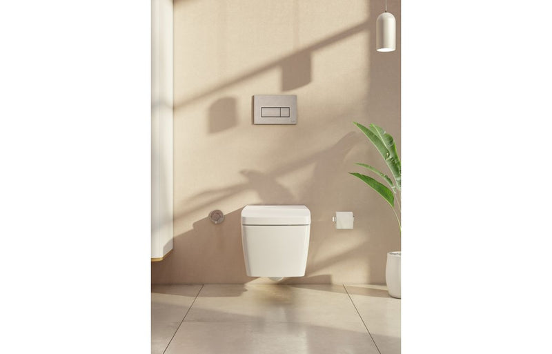 VitrA Loop Square Flush Plate - Brushed Nickel