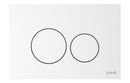 VitrA Origin ABS Flush Plate - Gloss White