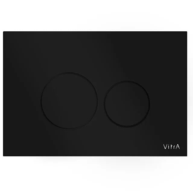 VitrA Origin ABS Flush Plate - Matt Black