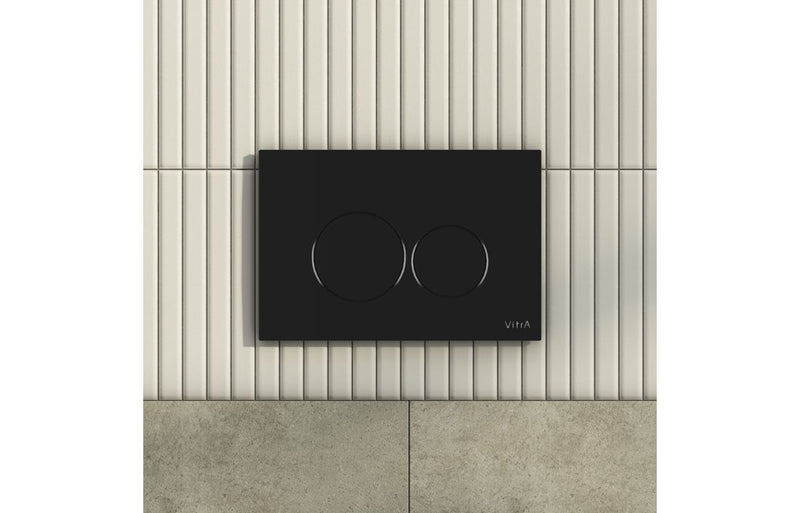 VitrA Origin ABS Flush Plate - Gloss Black