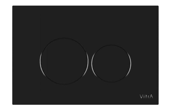 VitrA Origin ABS Flush Plate - Gloss Black
