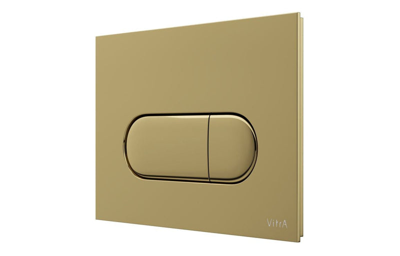 VitrA Loop Round Flush Plate - Gloss Gold