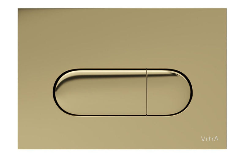 VitrA Loop Round Flush Plate - Gloss Gold