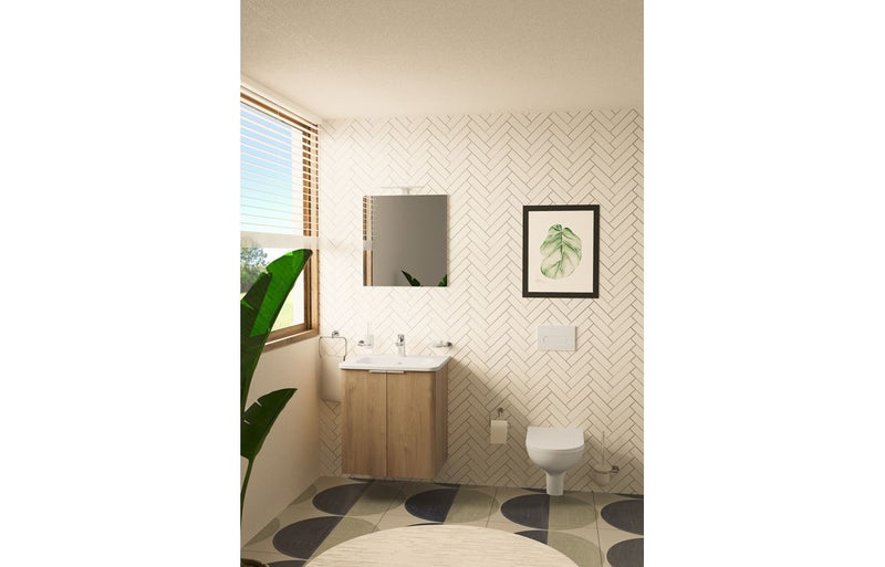 VitrA Loop Round Flush Plate - Gloss White