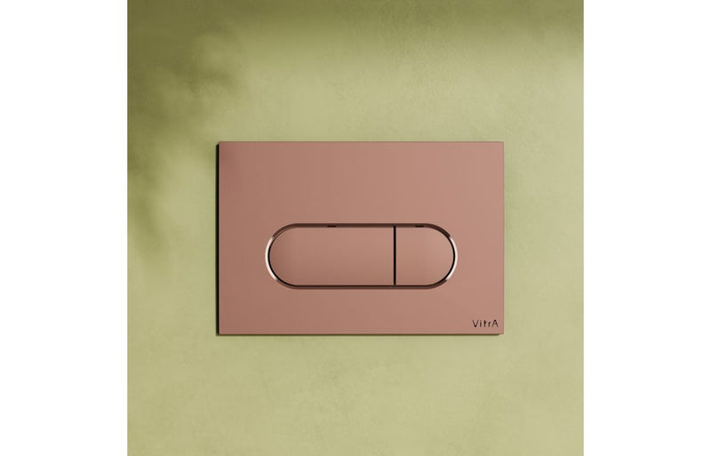 VitrA Loop Round Flush Plate - Soft Copper
