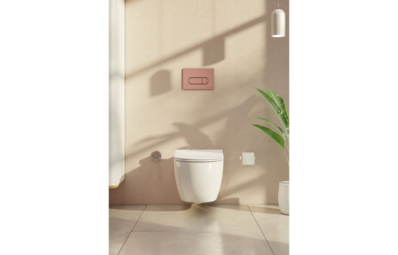 VitrA Loop Round Flush Plate - Soft Copper