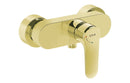 VitrA Root Round Wall Mounted Shower Mixer - Soft Gold