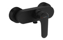 VitrA Root Round Wall Mounted Shower Mixer - Matt Black