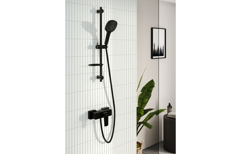 VitrA Root Square Wall Mounted Shower Mixer Valve - Chrome