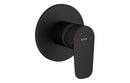 VitrA Flow Soft Integrated Shower Mixer Valve - Matt Black