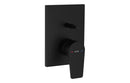 VitrA Flow Square Integrated Bath Mixer Valve - Matt Black