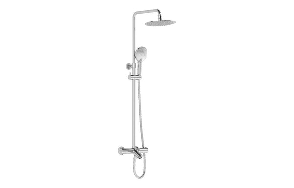 VitrA Aquaheat Bliss 250B Shower Column with Bath Spout - Chrome