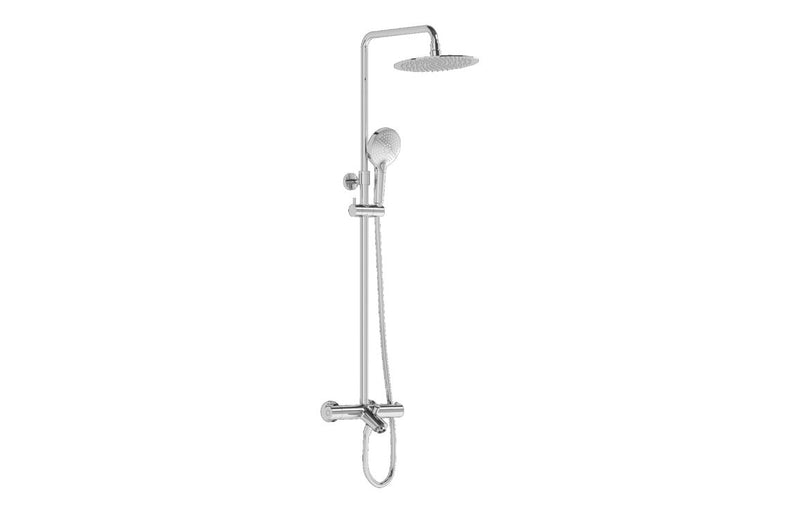 VitrA Aquaheat Bliss 250B Shower Column with Bath Spout - Chrome