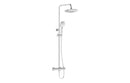 VitrA Aquaheat Bliss 240 Thermostatic Shower Column with 2-Function Overhead - Chrome