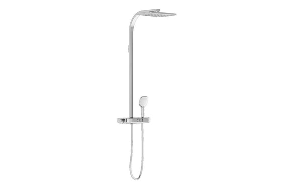 VitrA Aquaheat Charm 360 Shower Column with Shelf - Chrome