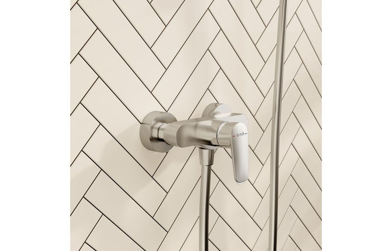 VitrA Flow Soft Wall Mounted Shower Mixer - Chrome