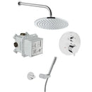 VitrA Origin Shower Set with Hand Shower & Showerhead - Chrome