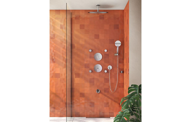 VitrA Origin Ceiling Mounted Connection Pipe (Short) - Chrome