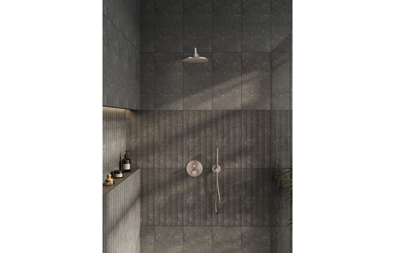 VitrA Origin 250mm Showerhead - Brushed Nickel